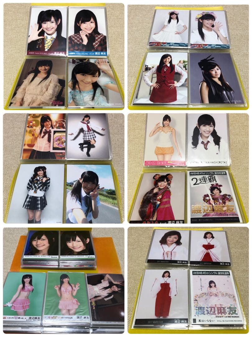 【最終お値下げ】AKB48 渡辺麻友 まゆゆ 生写真 178枚 まとめ売り
