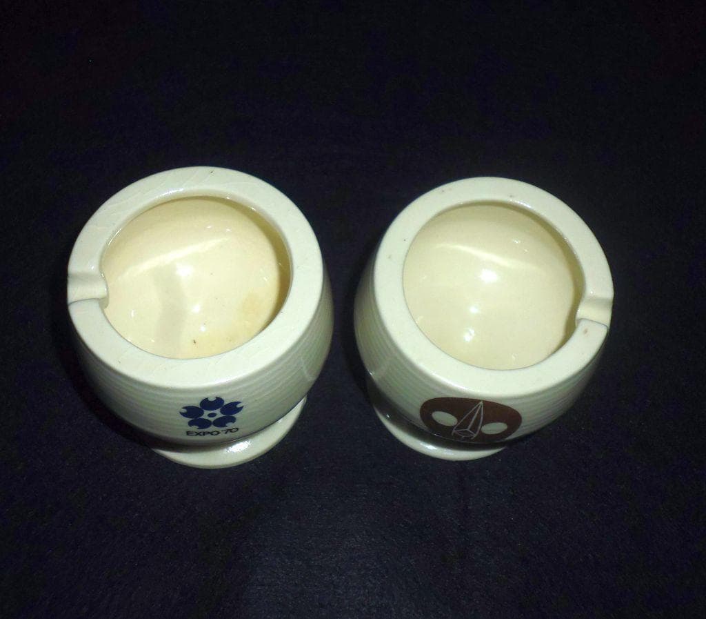 【激レア】EXPO'70 岡本太郎 陶器製 灰皿 太陽の塔 日本万国博覧会