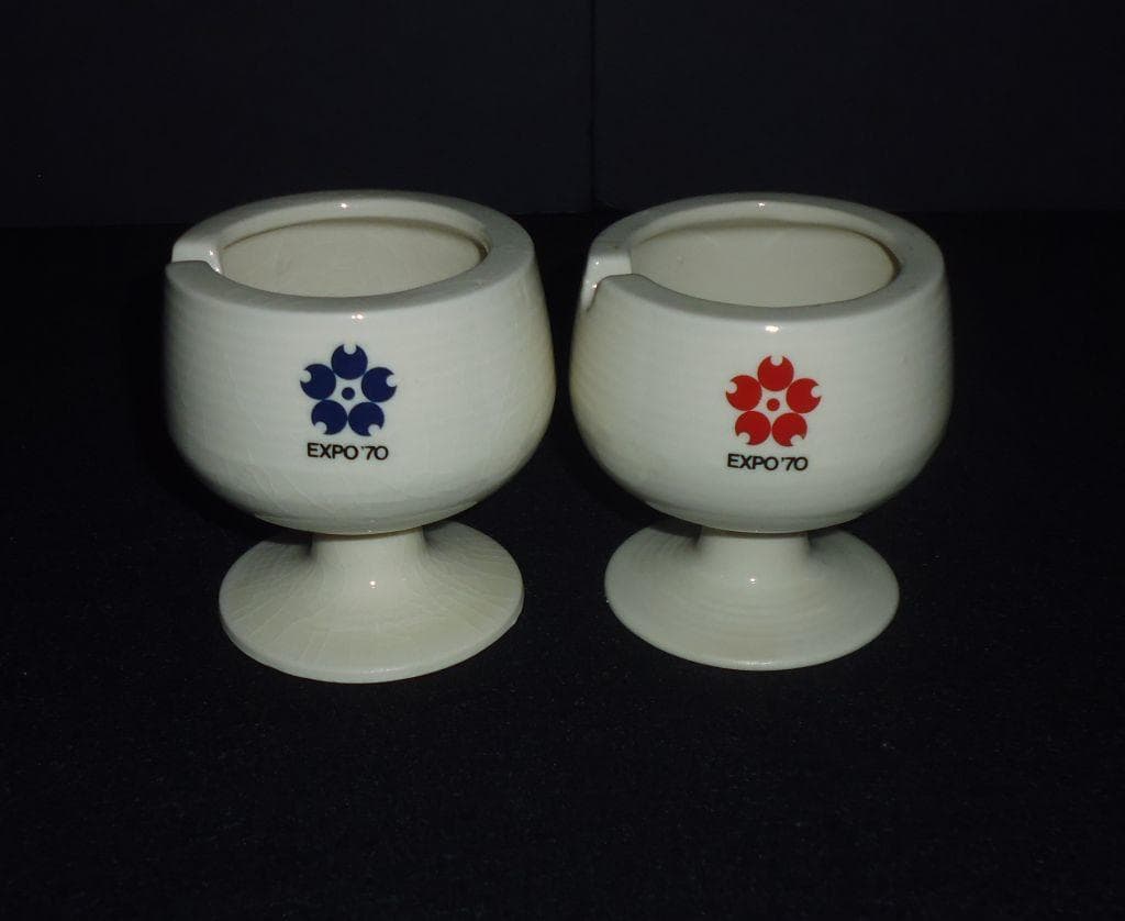 【激レア】EXPO'70 岡本太郎 陶器製 灰皿 太陽の塔 日本万国博覧会