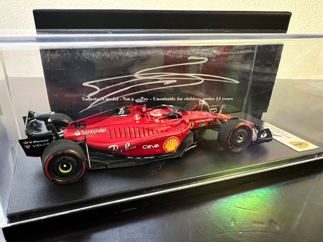 「貴重」F1-75 Charles Leclerc フェラーリ直筆サイン入