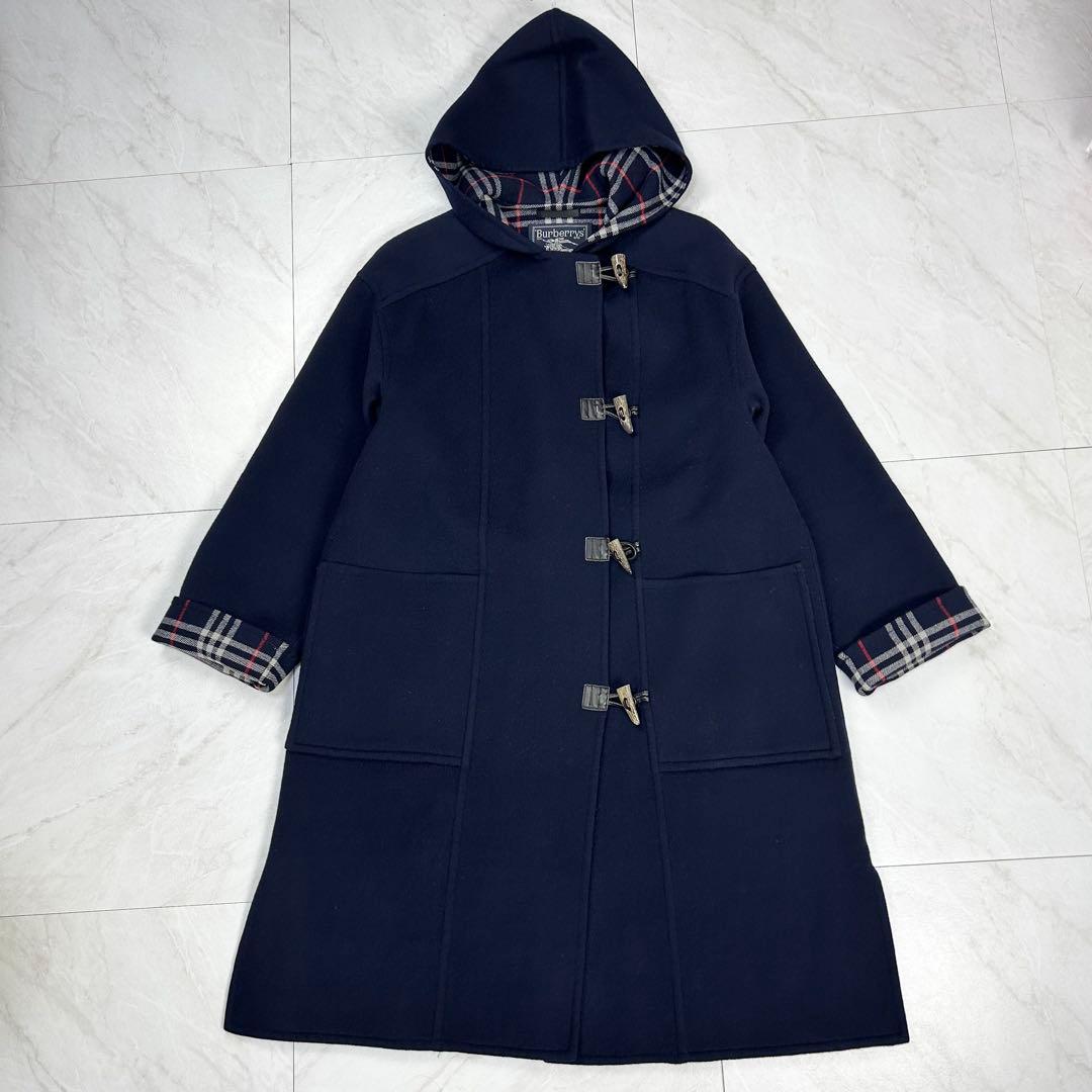 極美品 バーバリー ピーコート カシミア混 ダブルフェイス ダッフル 7