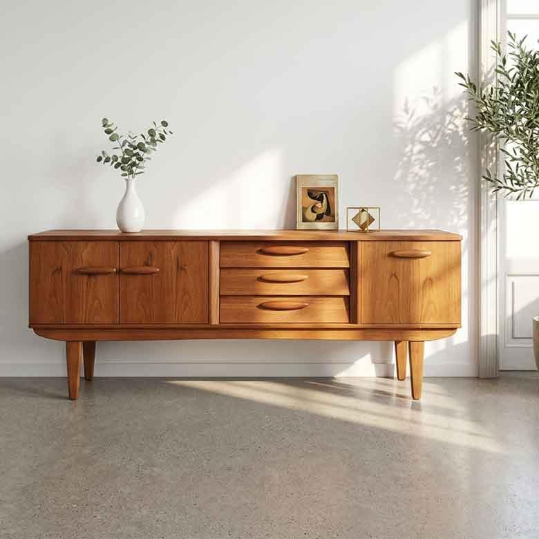 Jentique サイドボード ヴィンテージ イギリス ローキャビネット