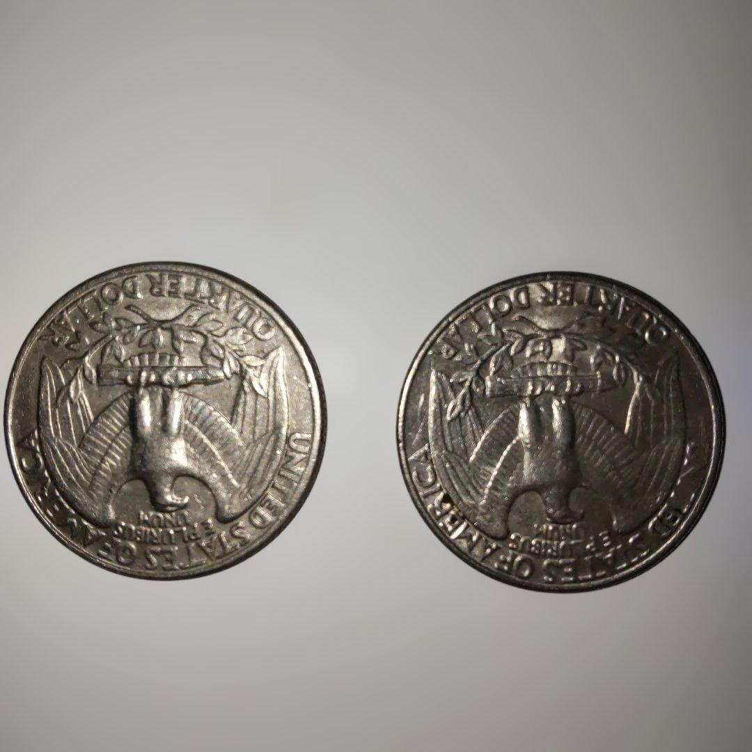 1979年・1981年 クォーターダラーコイン(25セント) - メルカリ