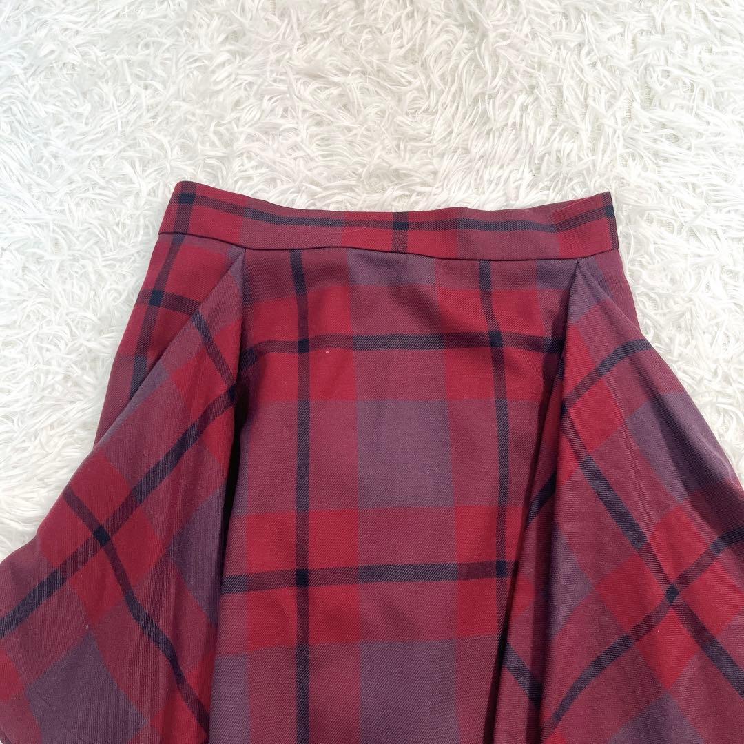 美品✨ヴィヴィアンウエストウッド　レッドレーベル 変形　チェック　スカート