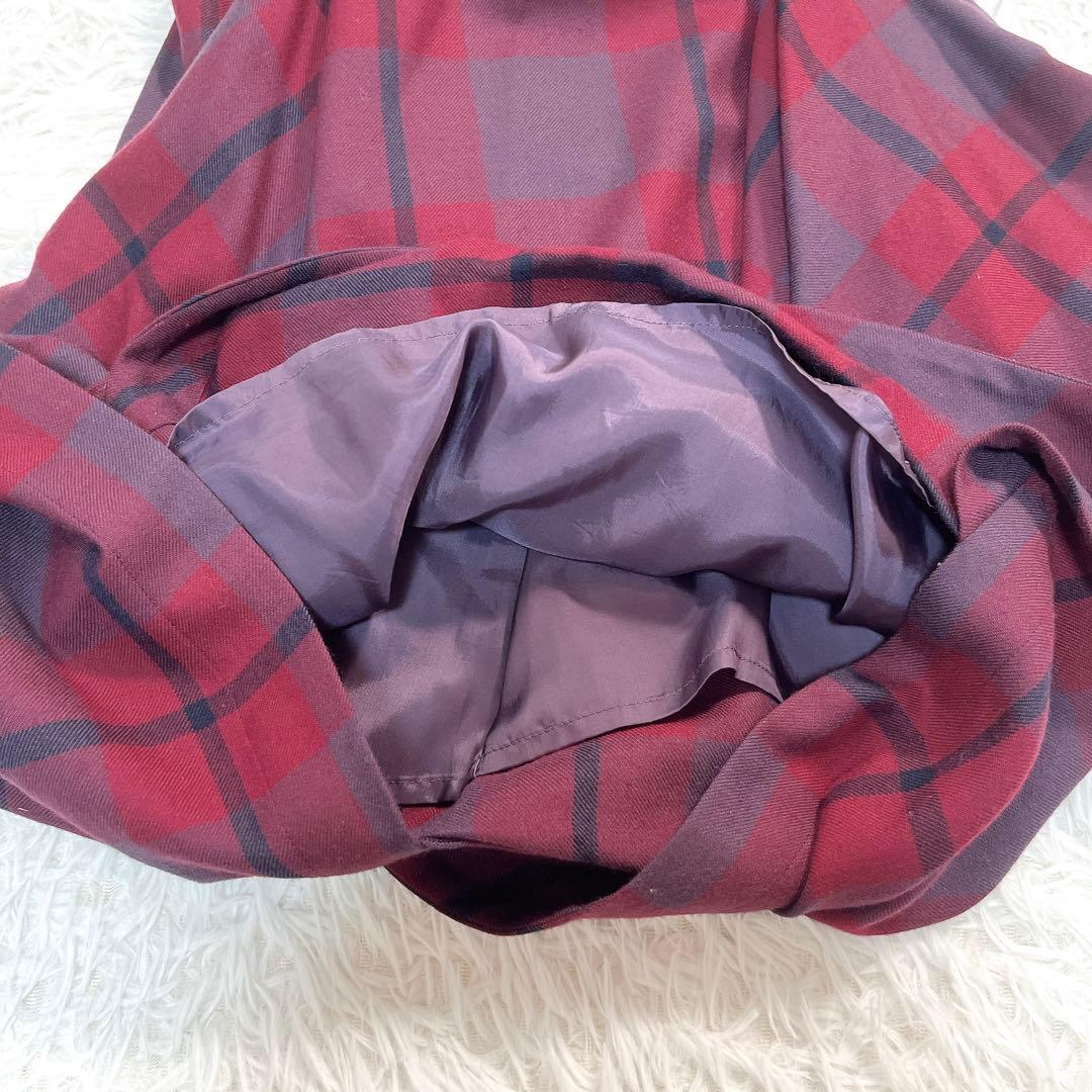 美品✨ヴィヴィアンウエストウッド　レッドレーベル 変形　チェック　スカート