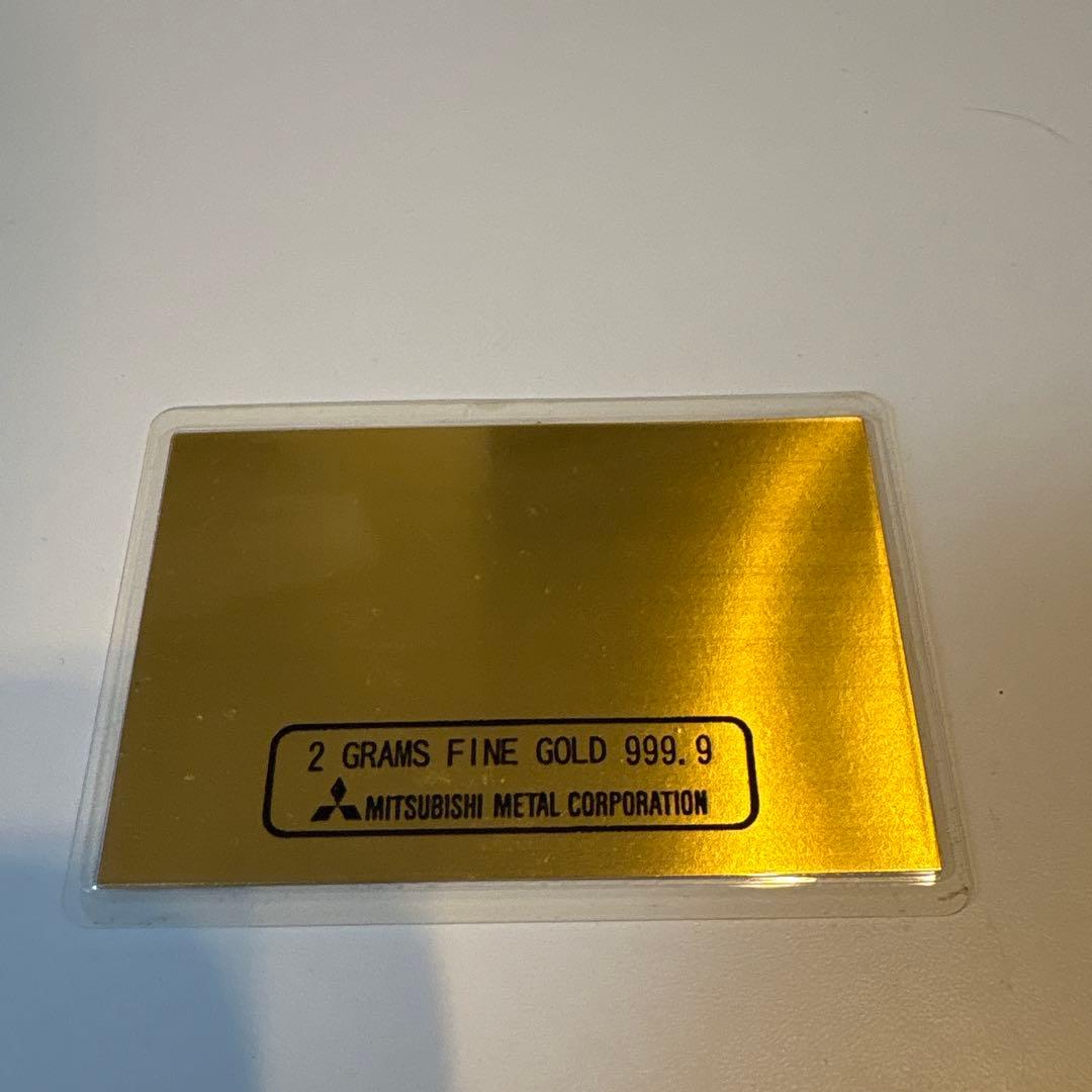 Jjjj様専用 三菱マテリアル 純金カード 2g
