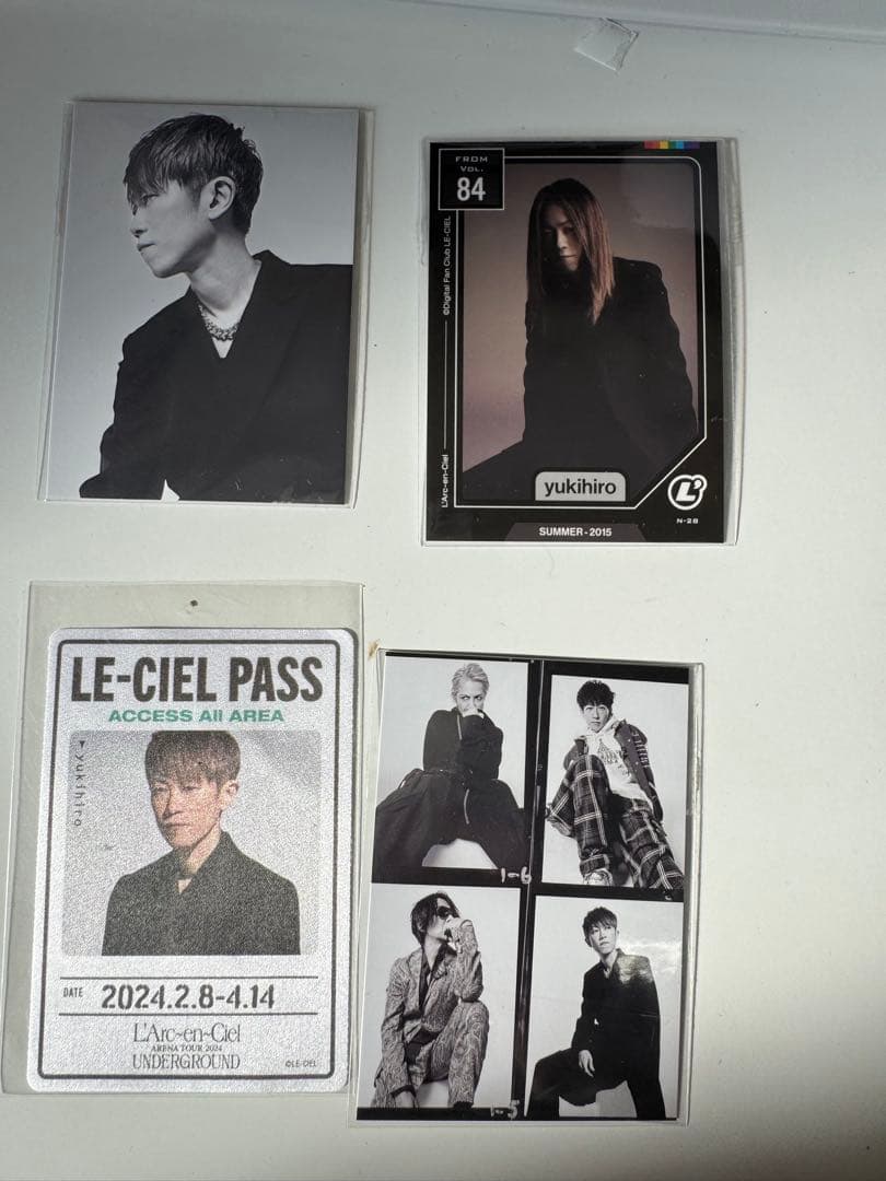 LE-CIEL コレクション & D賞プレミアムフォトカードゆっきー4点セット