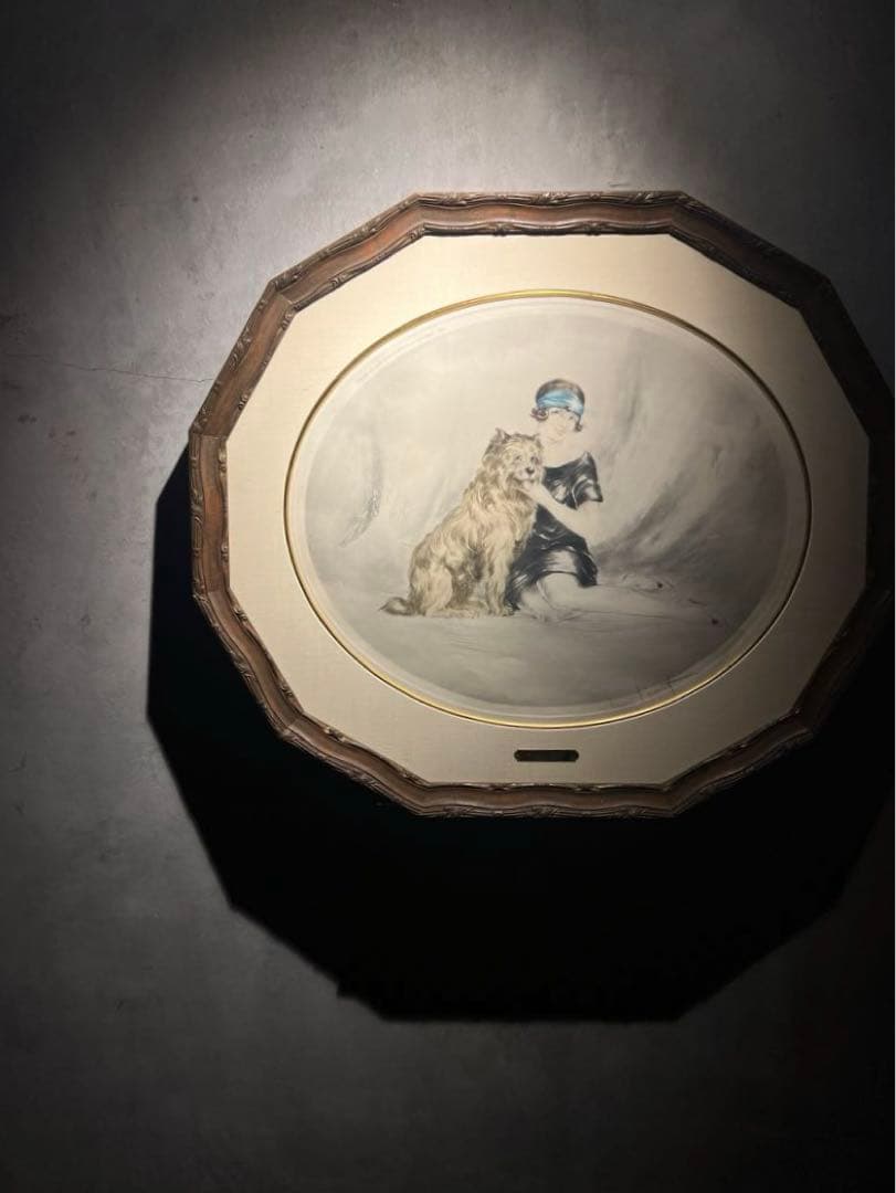 antique ルイ・イカール　銅版画　直筆サイン antique ルイ・イカール 銅版画 直筆サイン - メルカリ