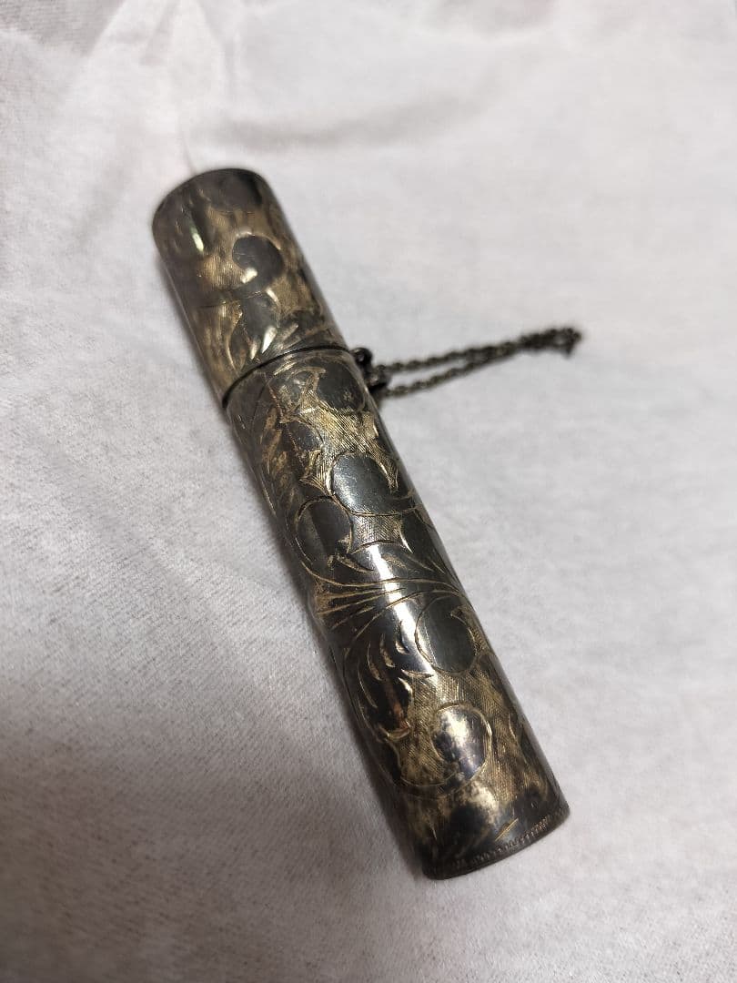 仁丹ケース 小物入れ 銀製 アンティーク ヴィンテージ 925 工芸品 日本