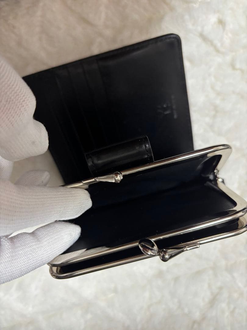 Ｙ's がま口 二つ折り財布 ヨウジヤマモト