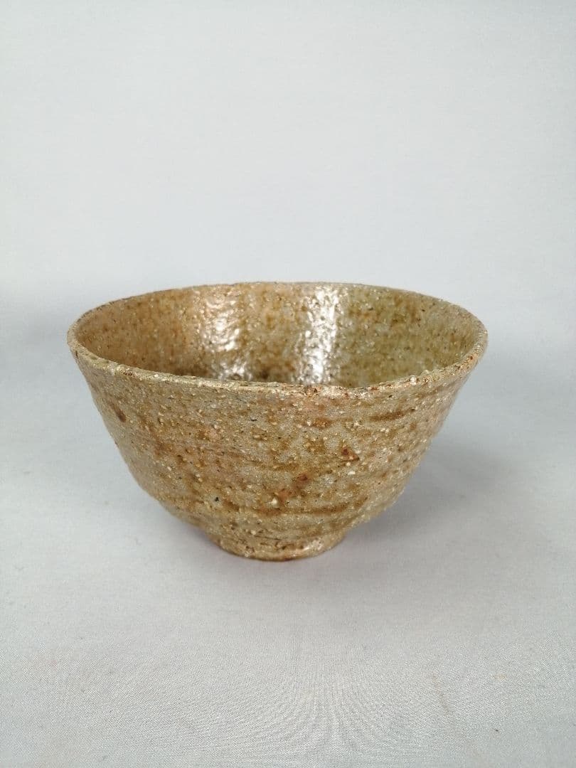 茶道具】平安周平造 模黃伊羅保茶碗 茶碗A673