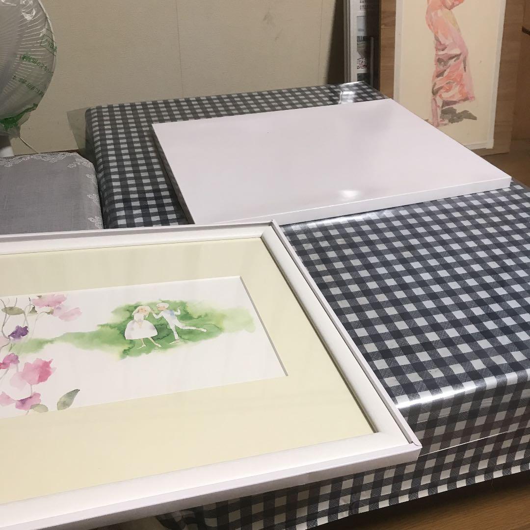 いわさきちひろ 水彩画 新品 箱付き 美品 最終値下げ いわさきちひろ