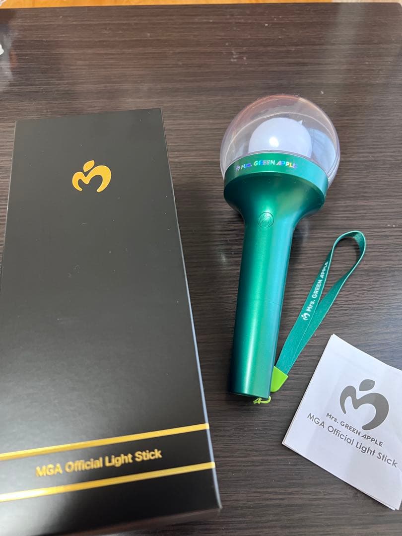 Mr.GREEN APPLE オフィシャルライトスティック りんご棒 Mrs. GREEN APPLE ペンライト ミセス リンゴ棒 MGA Official Light