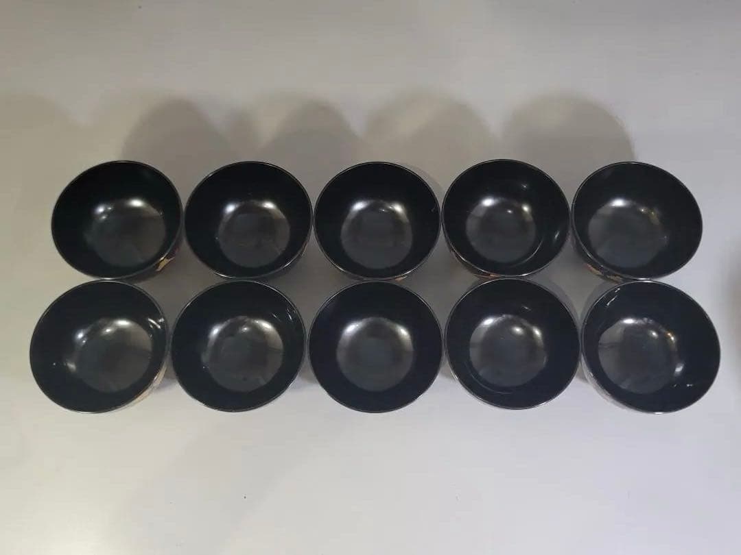 DT582 蒔絵漆器 吸物椀 十客 共箱 平安堂造