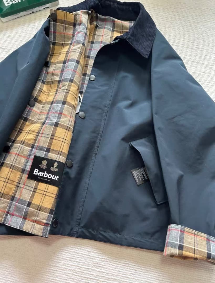 Barbour TransporterOS版型リバーシブルジャケット