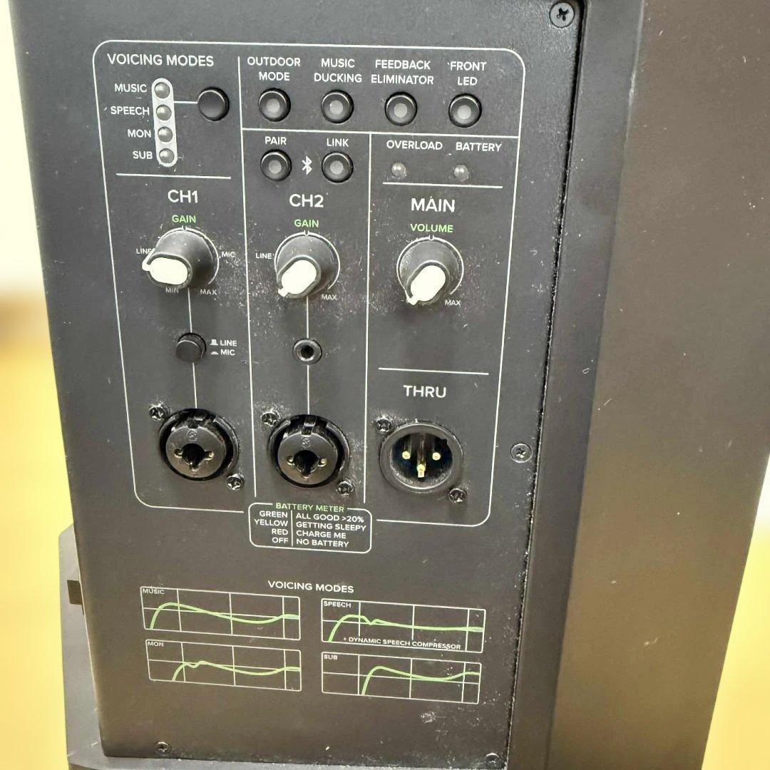 【専用バッグ付】MackieThump GO 8インチ ポータブルPAスピーカー