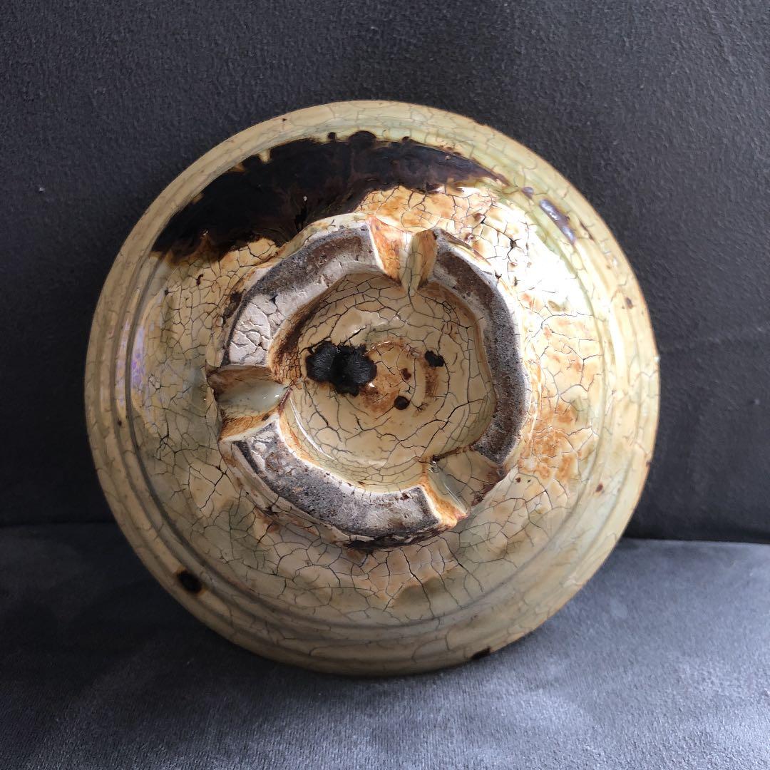 共箱 茶道具 窯元 陶酔庵 作：藪下康一（号：禅牛）萩焼 織部