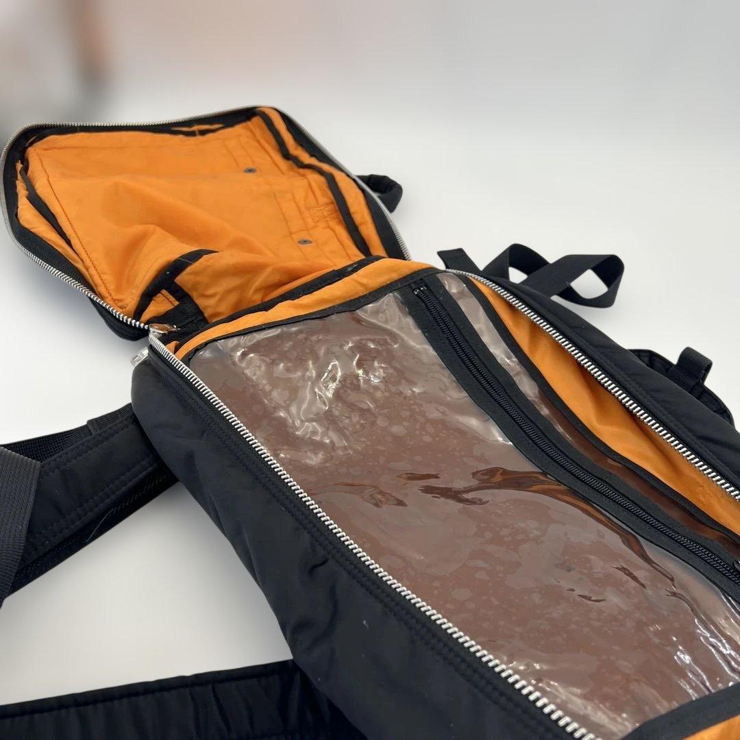 PORTER ポーター タンカー 3WAY ブリーフケース 黒 一層式　美品ロゴ