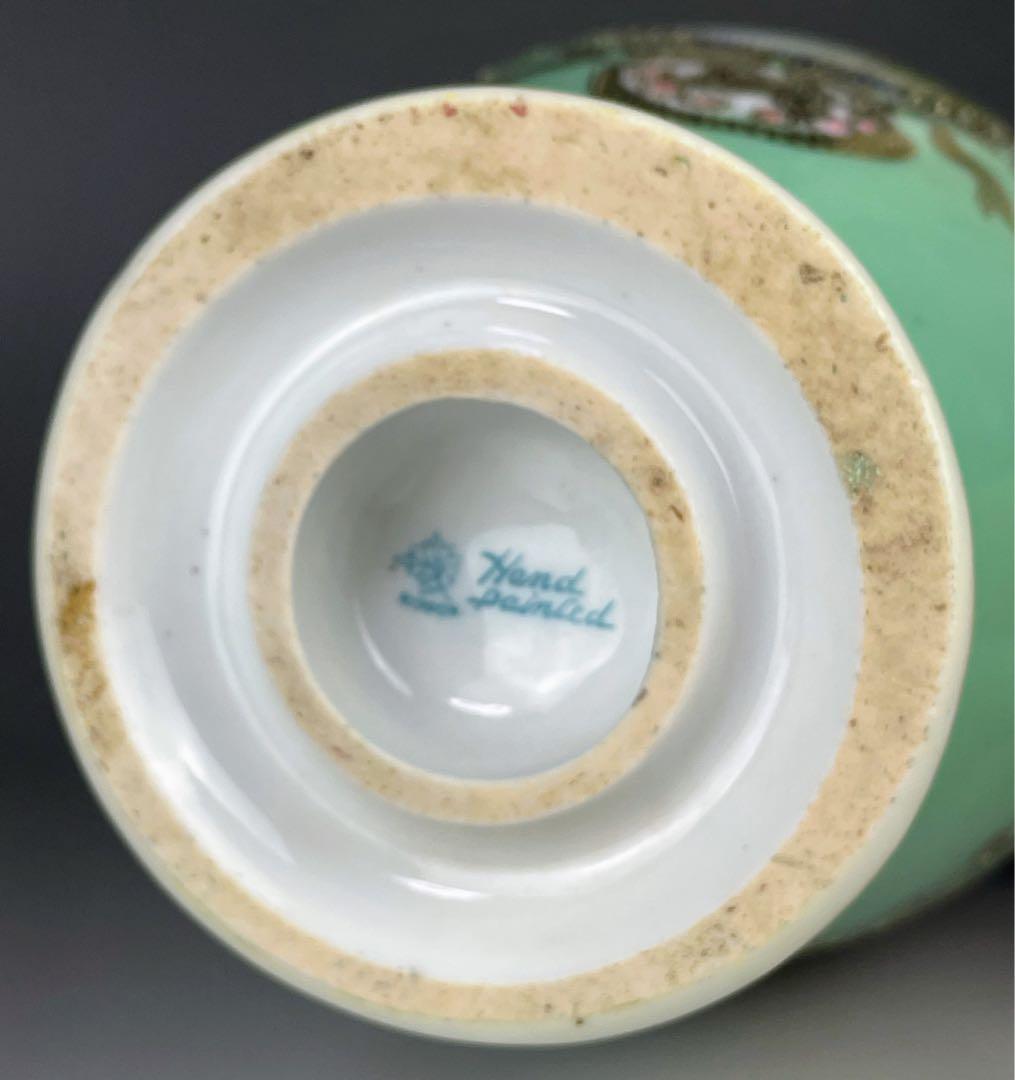 【大型】オールドノリタケ ２６㎝ アールヌーボー 薔薇紋花瓶 ジュエル ジュール