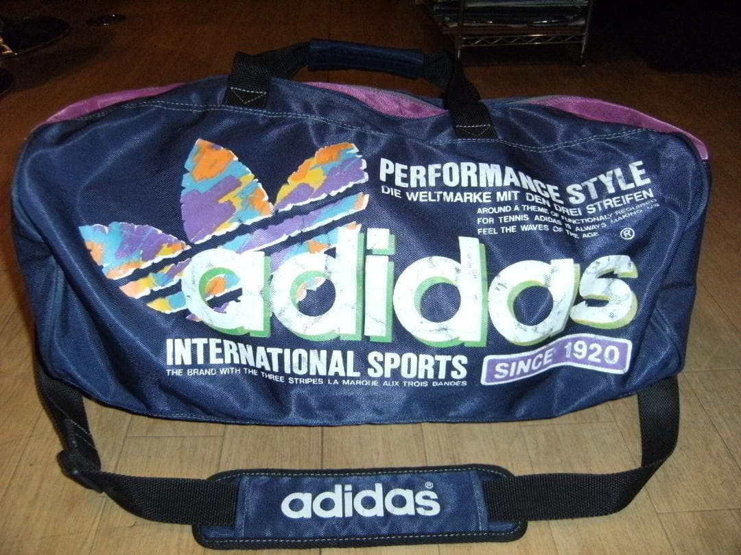 90年代☆ACE製☆adidas アディダス ボストンバック スポーツバッグ