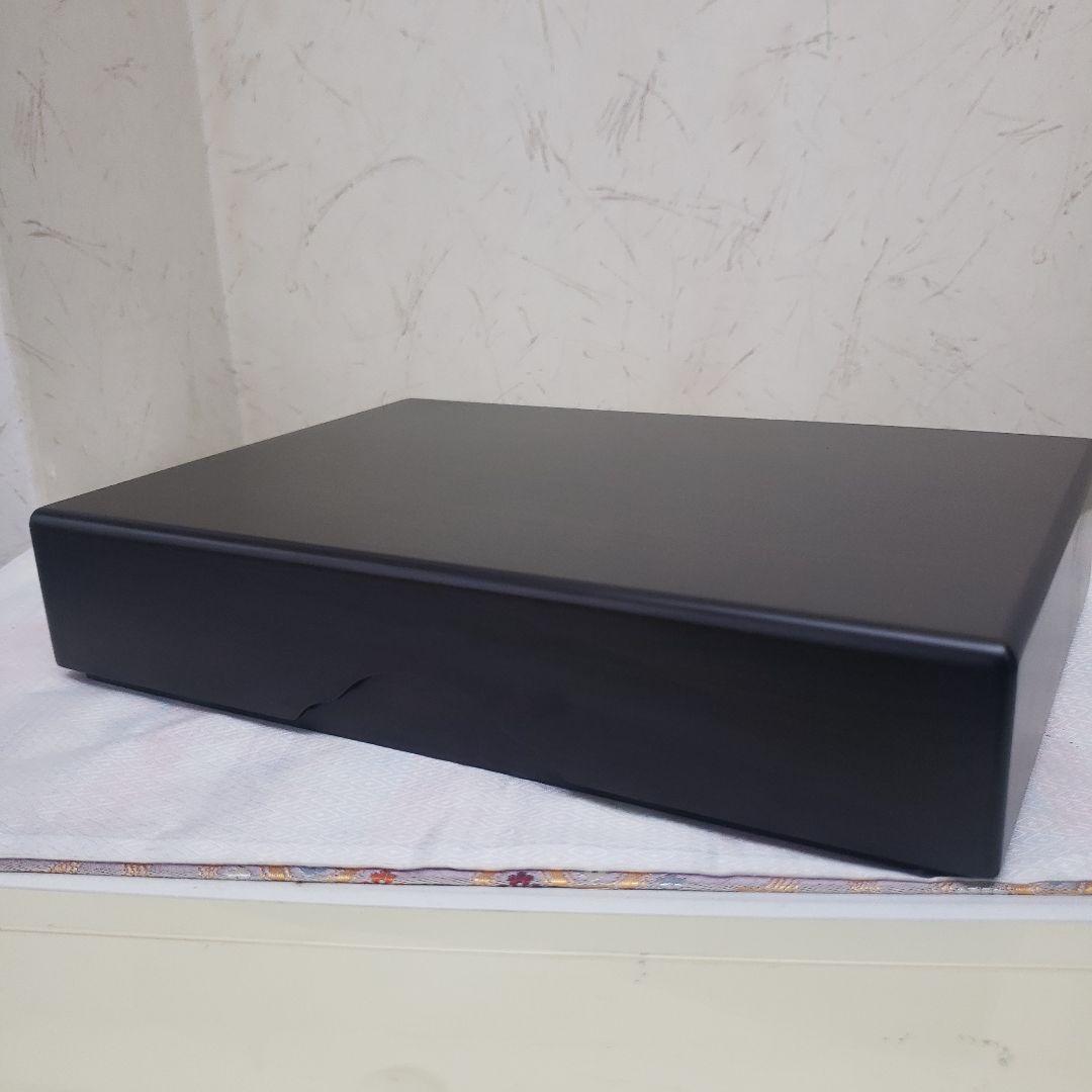 遼雨　黒檀木製文箱 蓋付き収納ボックス21×31,5×6