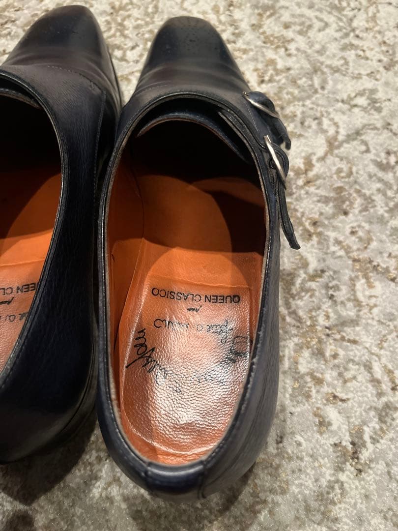 雅さま専用　サントーニ　ダブルモンク　ネイビー　8　27CM