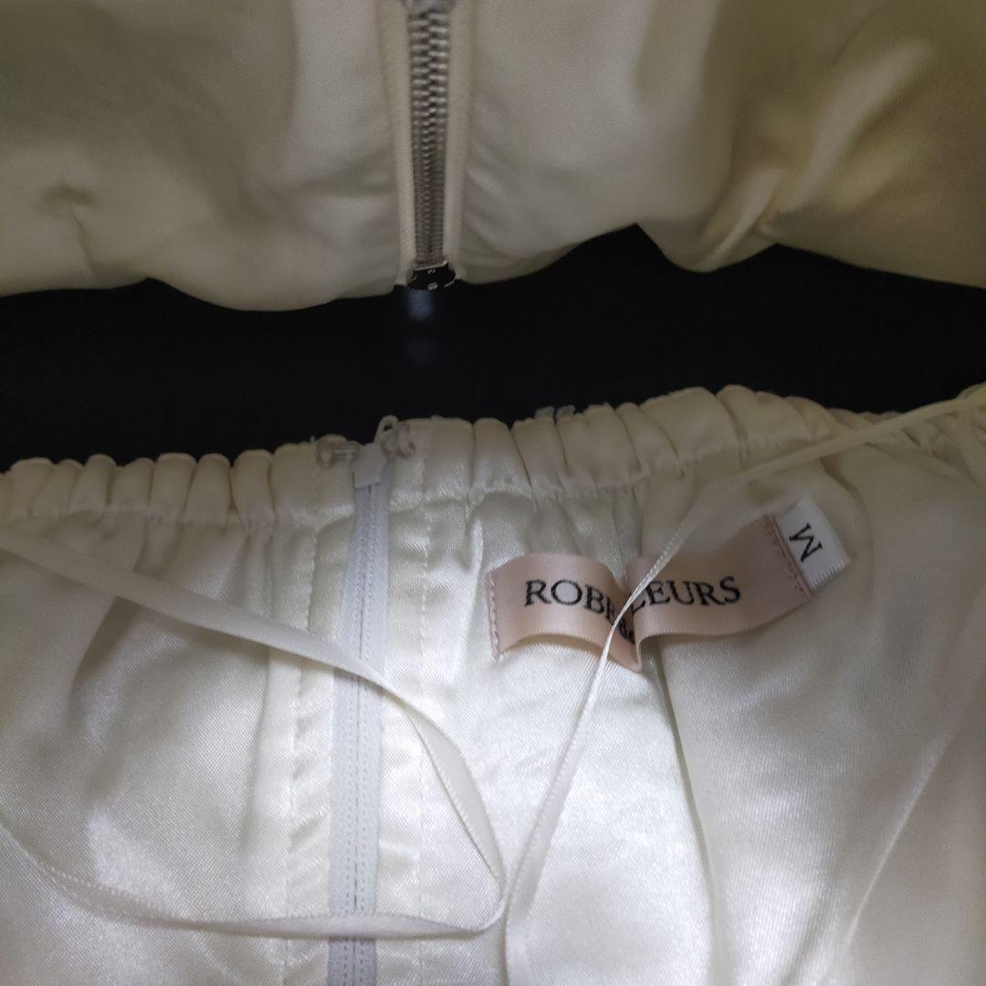 【Mサイズ】ローブドフルール 襟付き ホルター ジッパー ツイード セットアップ