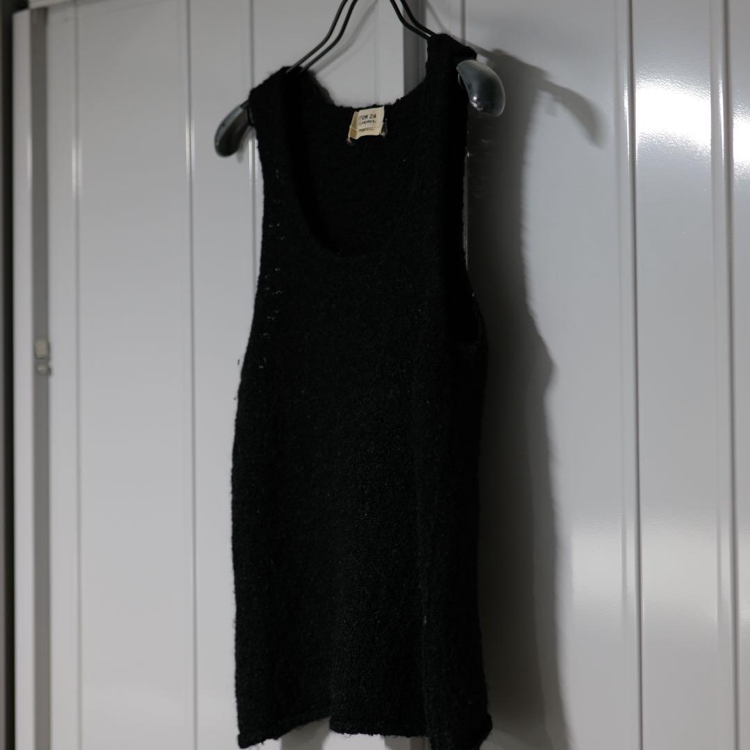 yves saint laurent Y2K モヘヤ モード タンクトップ レア