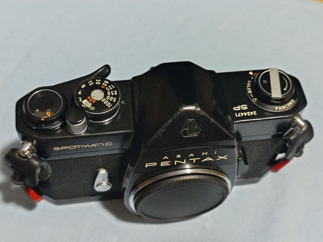 整備済み、ペンタックス SP／SP2／SP2の3台、フィルム、ケース、ストラップ