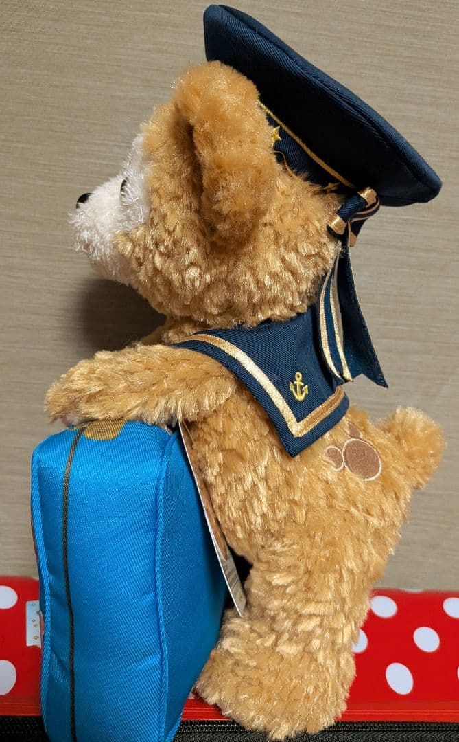 ディズニーシー★ダッフィー20周年ぬいぐるみトランクダッフィーぬいぐるみ★タグ付