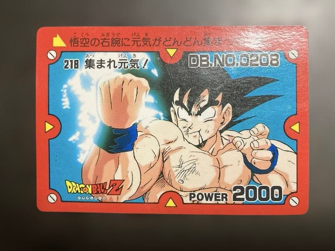 希少品】ドラゴンボールZ PPカード アマダNO.0208 昭和レトロ レア