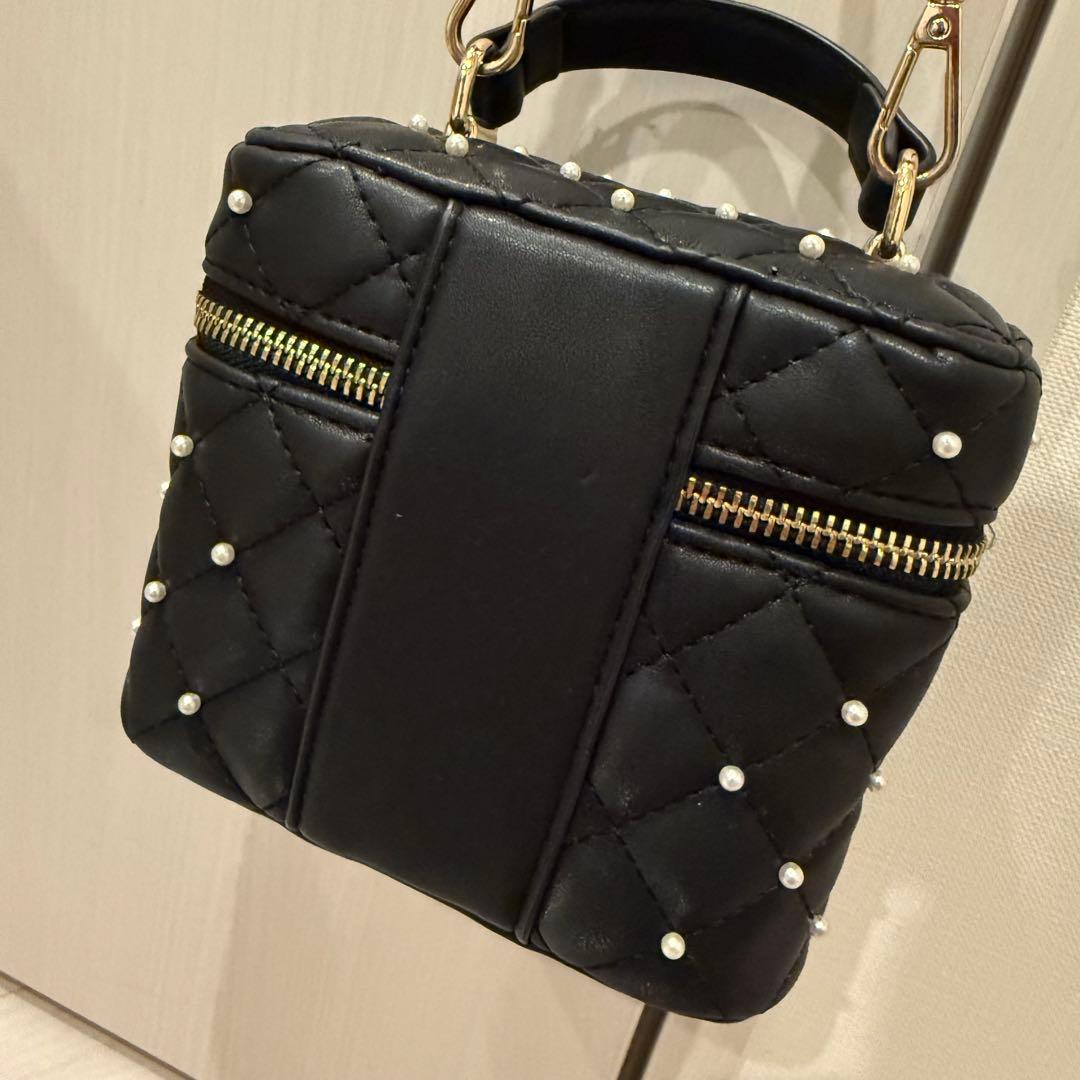 darich キルティングパールスクエアミニバッグ