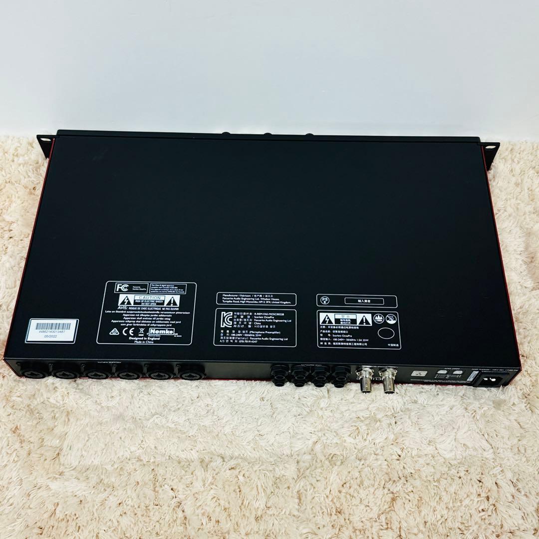 箱付き　極美品　Focusrite Scarlett OctoPre ADAT