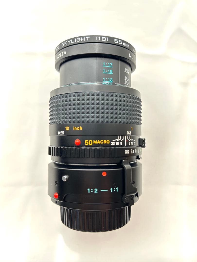 MINOLTA ミノルタ MD MACRO 50mm F3.5＆接写リング