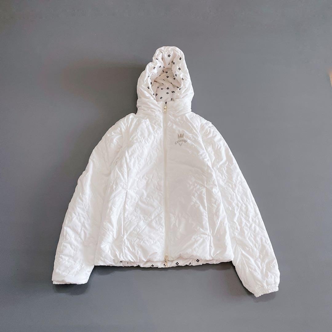 キャロウェイ ゴルフ ダウンジャケット リバーシブル ダウンベスト 花柄