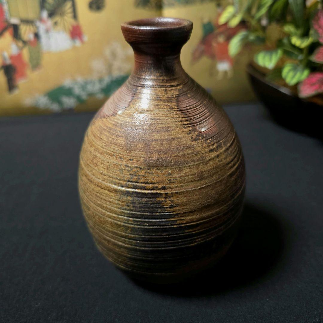 備前焼 若宮窯 太田富夫 糸目 徳利 - メルカリ