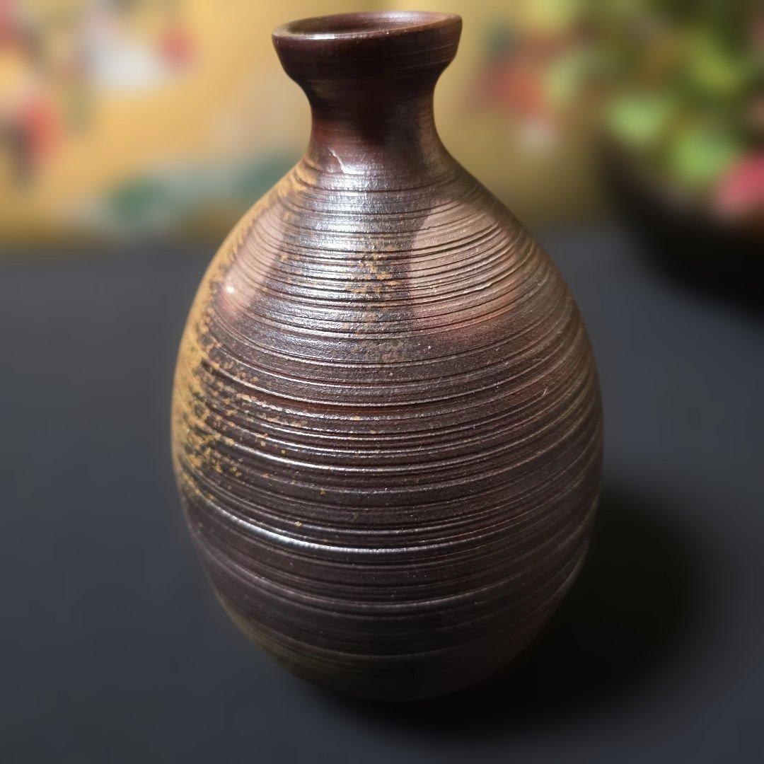 備前焼 若宮窯 太田富夫 糸目 徳利 - メルカリ