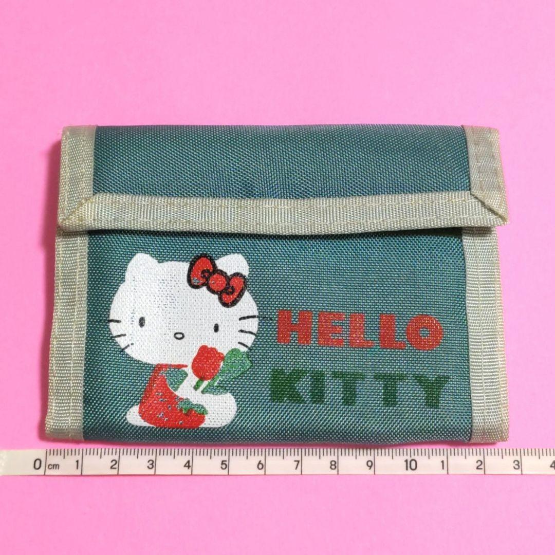 当時物】ハローキティ 二つ折り バリバリ財布 サンリオ 昭和 レトロ