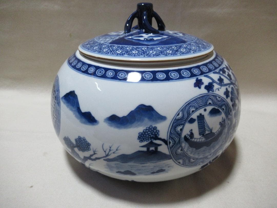 ちびまり専用 茶道具 祥瑞蜜柑丸文 水指 景徳鎮玉懐英造