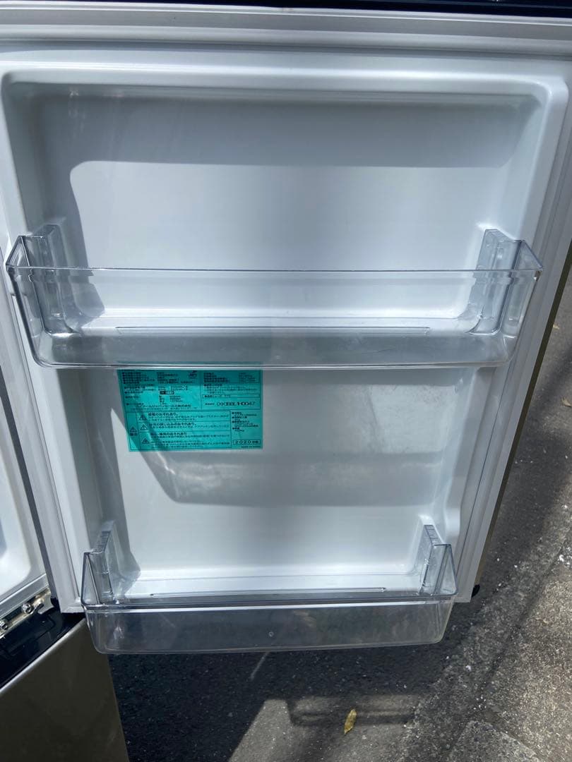 H880 Haier 2020年製148L 冷蔵庫 メタル調 シルバー