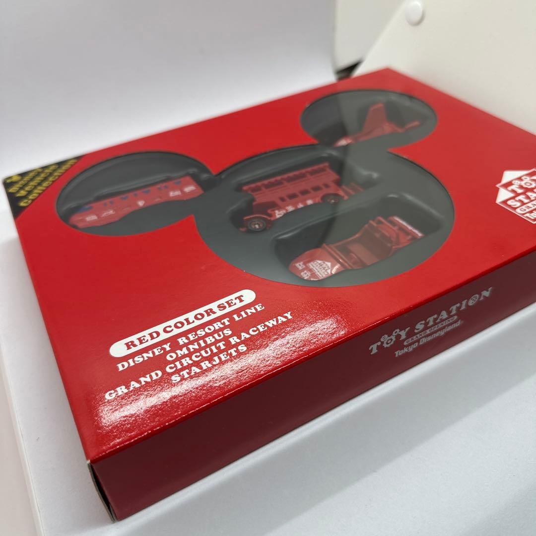 《新品未開封》TDL限定 トイステーションオープン記念　レッドカラーセット