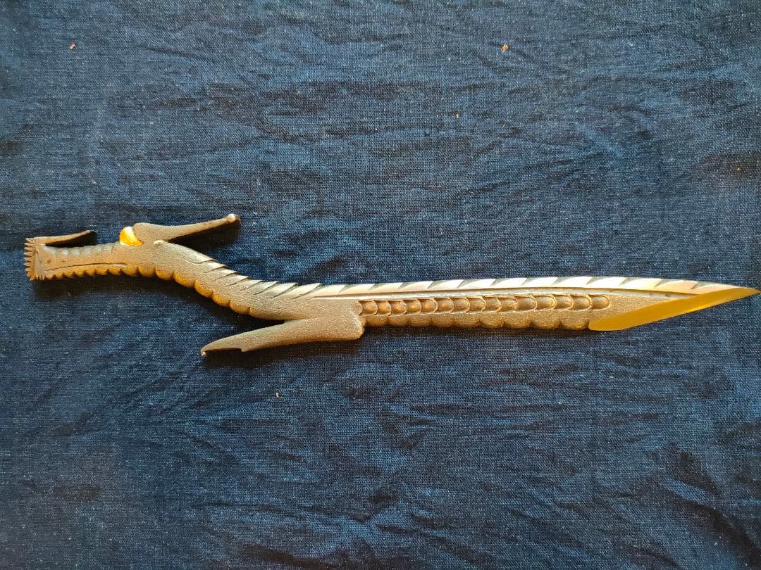 ssx2673ヘビ　藤原良明作ナイフ ssx2673ヘビ 藤原良明作ナイフ 藤原良明作（加藤清志）牛刀 和包丁 青