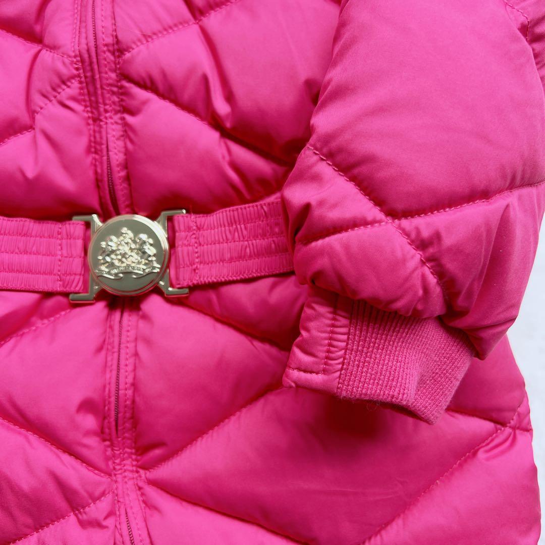 【新品】ラルフローレン ダウン ジャンプスーツ 24M 90㎝　アウター　ピンク