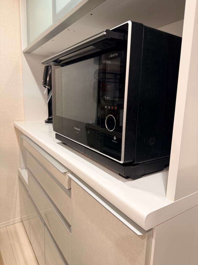 松田家具 キッチンボード スモーク 1400サイズ 1/20、1/21配送限定