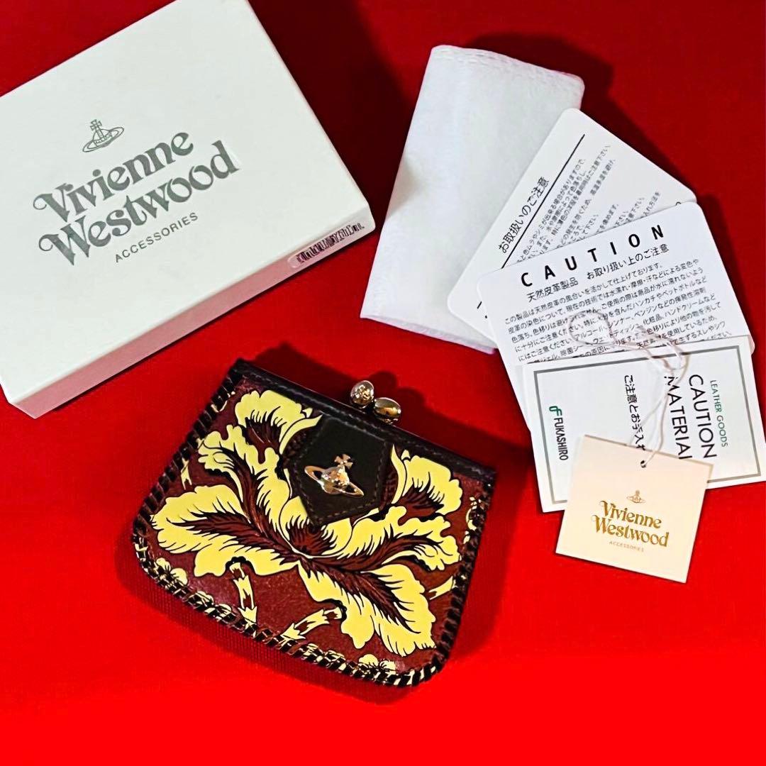 【新品✴︎未使用✴︎廃盤✴︎超レア】ヴィヴィアンウエストウッド✴︎フラワー✴︎がま口財布
