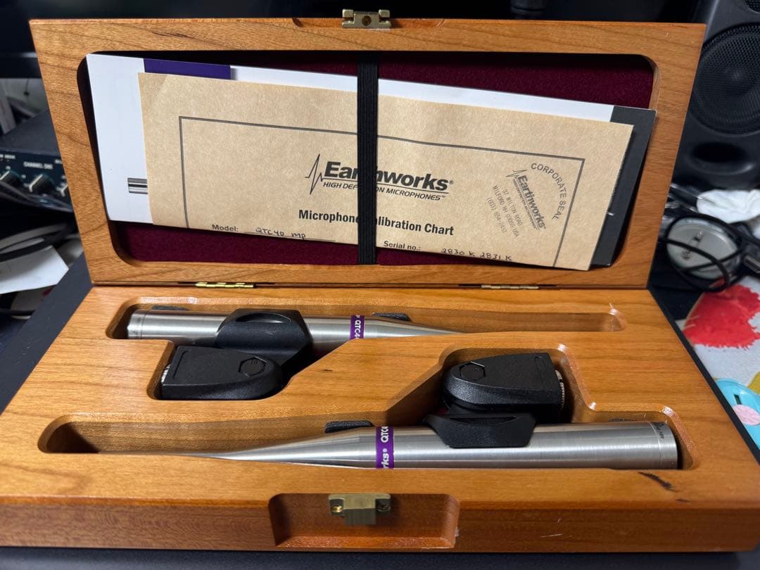 Earthworks QTC40 コンデンサマイク MP 測定