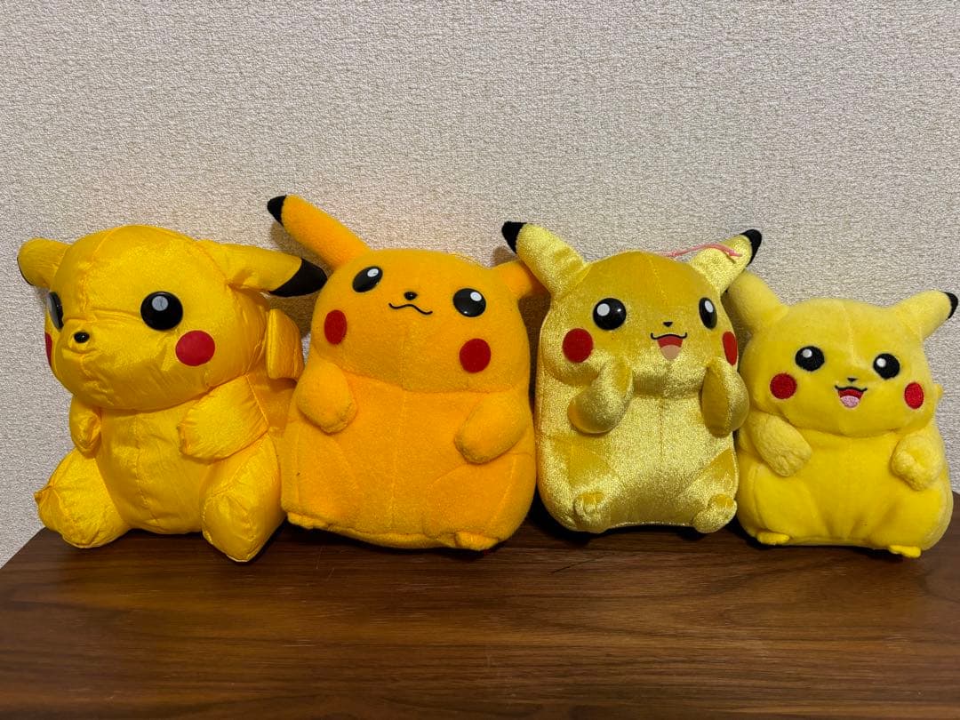 レア　希少　ピカチュウ ぬいぐるみセット 大中小