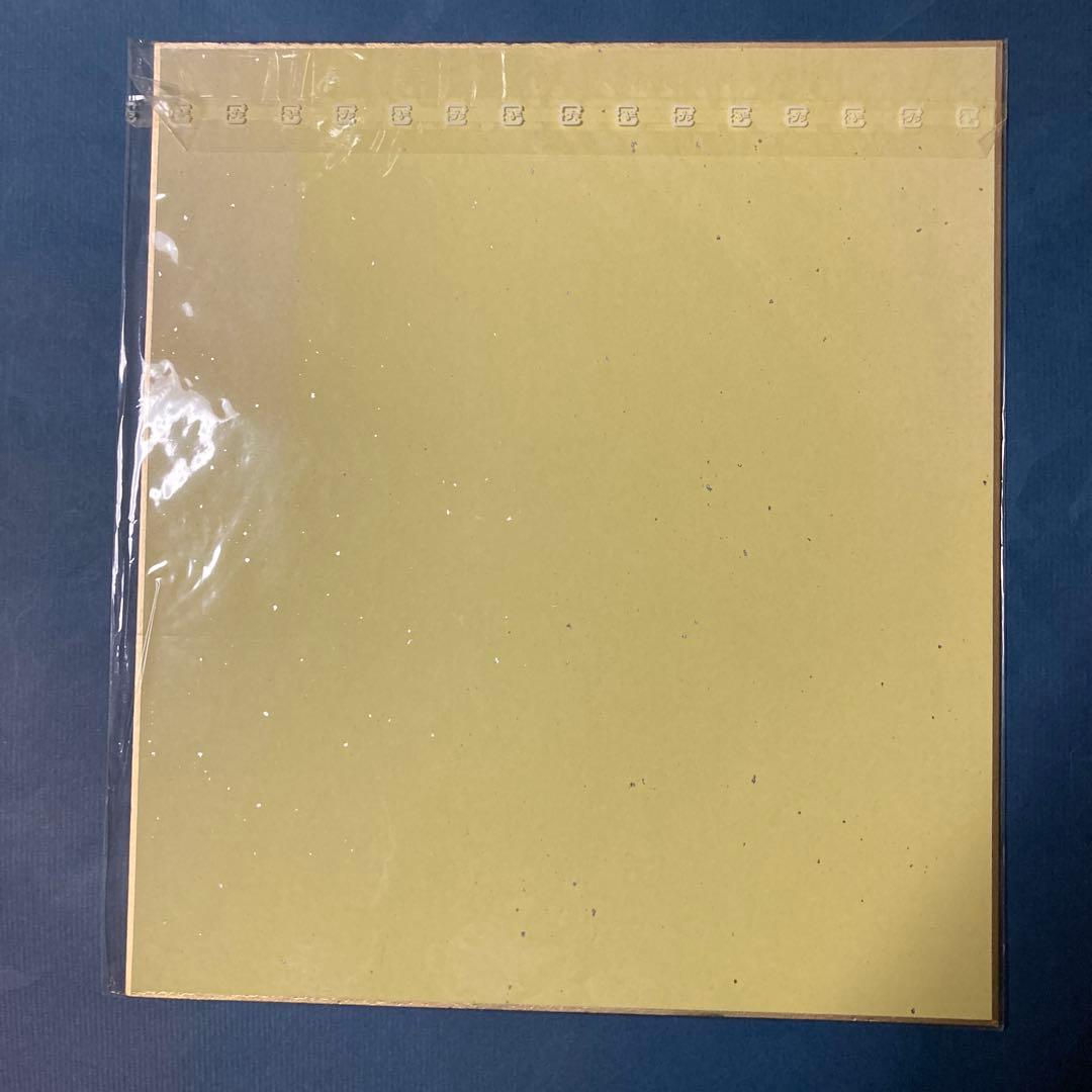 高田裕三サイン入り色紙　3×3EYES