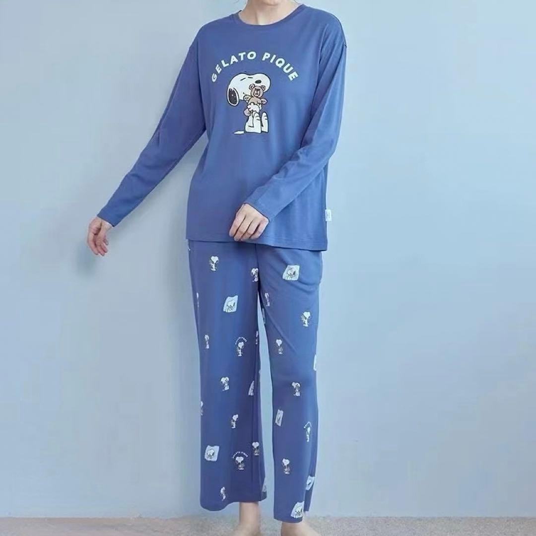 【新品未使用】ジェラートピケ PEANUTS スヌーピー 上下セット