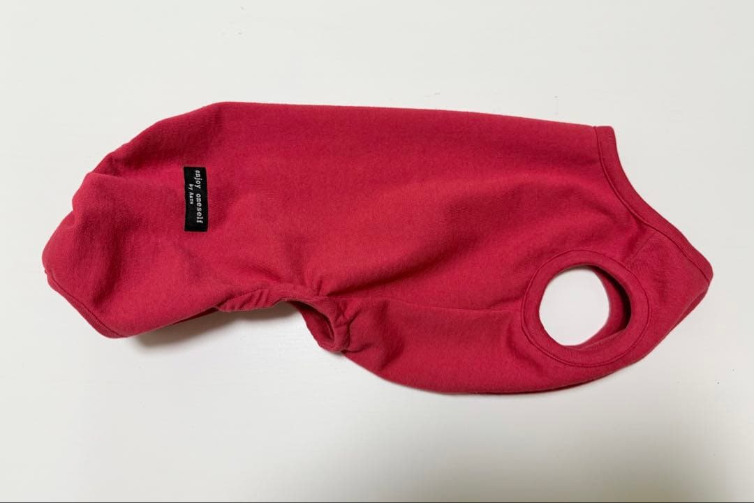 ダックスフンド服 DML ロンパース 犬服 わんこ服 つなぎ服 レッド 赤